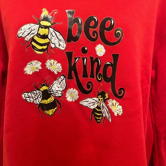 BEE KIND women red sweater/size XL - Picture 3 of 6
